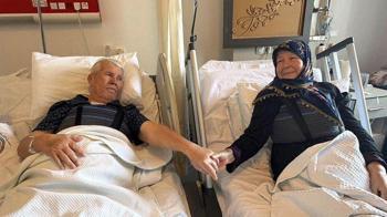 46 yıllık çift, evlilik yıl dönümlerinde birlikte kalp ameliyatı oldu