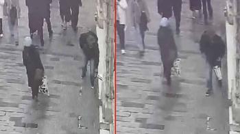 Beyoğlu’nda kaldırımda unutulan bez çantayı çalan şüpheli tutuklandı