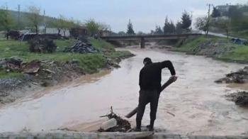 Gaziantep’te sağanak sonrası yollar göle döndü