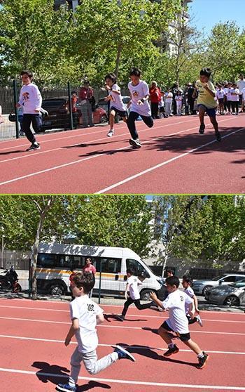 Çocuklar farkındalık için koştu