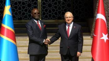 Bakan Güler, Kongolu mevkidaşı Muadiamvita ile görüştü