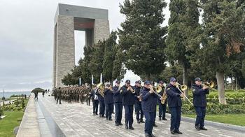 Çanakkale Kara Savaşları'nın 111'inci yılı anma töreninin provası yapıldı