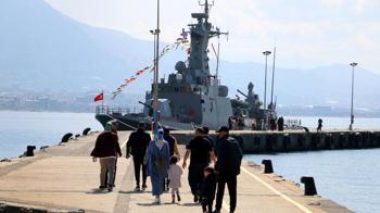 TCG BORA, 23 Nisan'da Alanya'da ziyarete açıldı