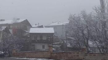 Posof'ta kar yağışı etkili oldu