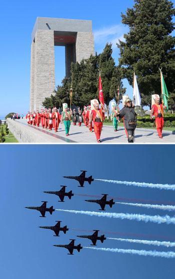 Çanakkale Kara Savaşları'nın 111'inci yıl dönümünde şehitler anıldı