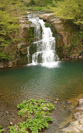 Gölderesi Şelalesi’nde ilkbahar güzelliği