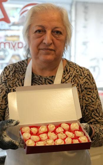 Bafra'nın coğrafi işaretli lokumunun sırrı; doğal manda kaymağı