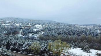 Yozgat'ta mayısta kar yağdı