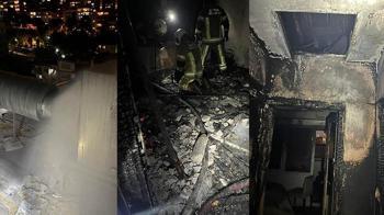 Evde çıkan yangında 4 kardeşten 1'i öldü, 3'ü hastaneye kaldırıldı