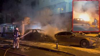 Kadıköy’de oto galeride yangın: 4 araç kullanılamaz hale geldi