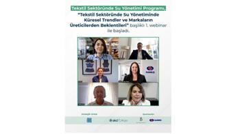 ‘Tekstil Sektöründe Su Yönetimi’ programı ilk webinarı ile başladı
