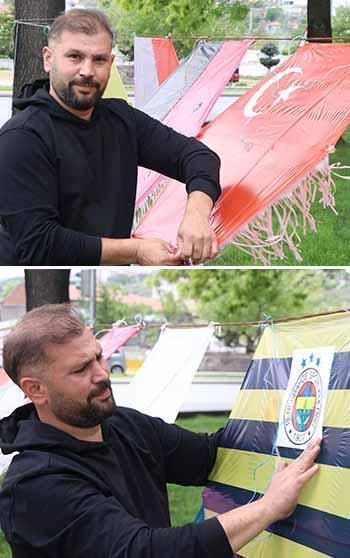 Kayınpederinin vasiyetini yerine getiren damat, yaptığı uçurtmalarla çocukları sevindiriyor