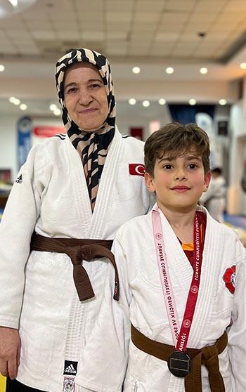 Anneannesinin çalıştırdığı Aras, judoda Türkiye 3'üncüsü oldu