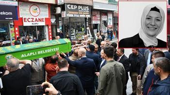 Eski AK Parti MKYK Üyesi Emine Çift son yolculuğuna uğurlandı