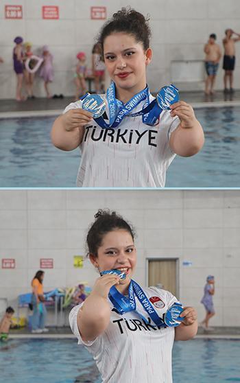 Milli para yüzücü Meryem, dünya şampiyonu oldu: Her yerde Türk bayrağını dalgalandırmak istiyorum