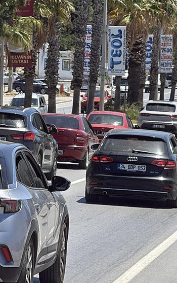 Bodrum’da son 36 saatte 25 binden fazla araç çıkış yaptı