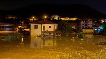 Sakarya'da sağanakta dere taştı; evleri ve tarım arazilerini su bastı