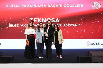 Teknosa'nın Akılla Satış Danışmanı Asistanı Bilge'ye ödül