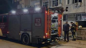 Kayseri'de 4 katlı binada yangın; 4 kişi dumandan etkilendi