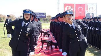 Aksaray POMEM'de 485 polis adayı mezun oldu