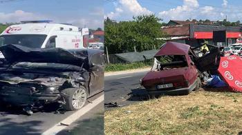 Kavşakta 2 otomobil çarpıştı: 1 kişi öldü, milletvekili ve oğlu yaralandı