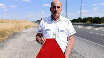 Kardeşinin kazada öldüğü noktadan seslendi: 700 liralık reflektör hayat kurtarır