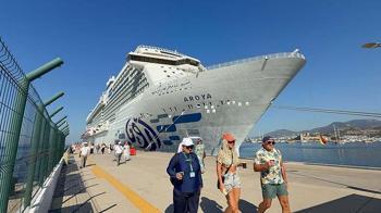 Kruvaziyerle Bodrum'a 2 bin 671 turist geldi