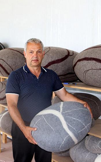 Keçe, ev ve iş yeri dekorasyonunda trend oldu