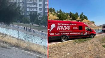 Selfie çekerken sulama kanalına düşen çocuğu çevredekiler kurtardı