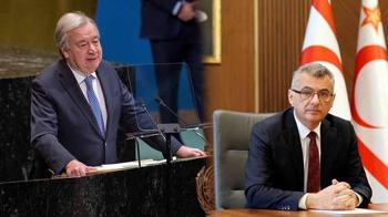 BM Genel Sekreteri Guterres, KKTC Cumhurbaşkanı Erhürman ile bir araya geldi