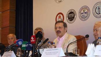 TOBB Başkanı Hisarcıklıoğlu: Sırt sırta, gönül gönüle zor günleri aşacağız