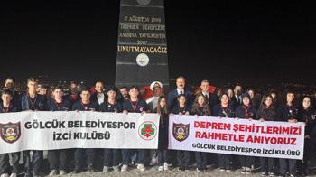 Marmara Depremi’nde hayatını kaybedenler Gölcük'te anıldı