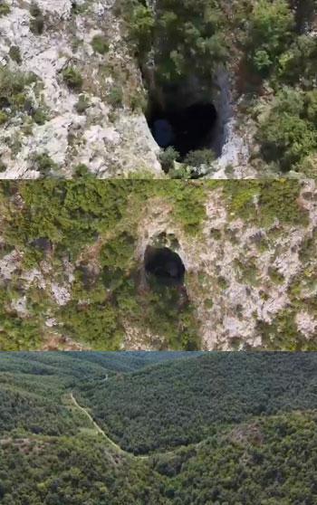 Kadı Harmanı Kokurdanı dronla görüntülendi