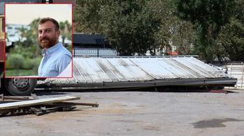 Sultanbeyli'de düşen çatının altında ölen mühendis son yolculuğuna uğurlandı