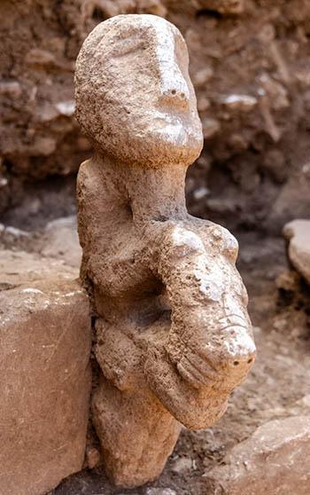 Karahantepe kazılarında 11 bin yıllık kompozit heykel gün yüzüne çıkarıldı