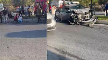 Sultangazi'de cip park halindeki hafriyat kamyonuna çarptı: 3'ü çocuk 6 yaralı