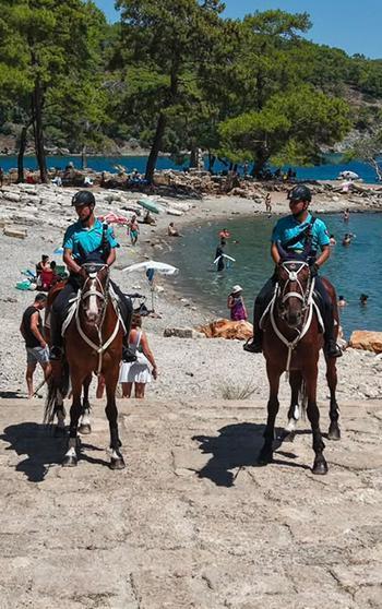 Atlı jandarma timi, tarihi miras için devriyede