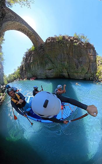 Köprülü Kanyon'da ilk Big SUP deneyimi