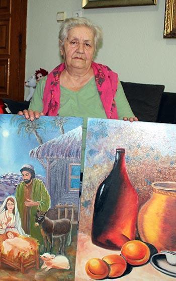 Çocukluk hayali resmi, 65 yaşından sonra tuvale taşıdı