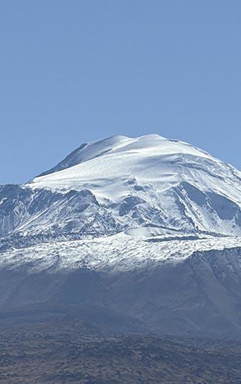 Ağrı Dağı beyaza büründü