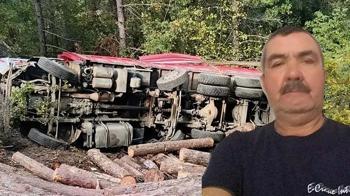 Çanakkale'de yol çöktü kamyon devrildi: 1 ölü, 1 yaralı