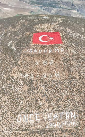 Cumhuriyet Bayramı'na özel Türk Bayrağı boyaması