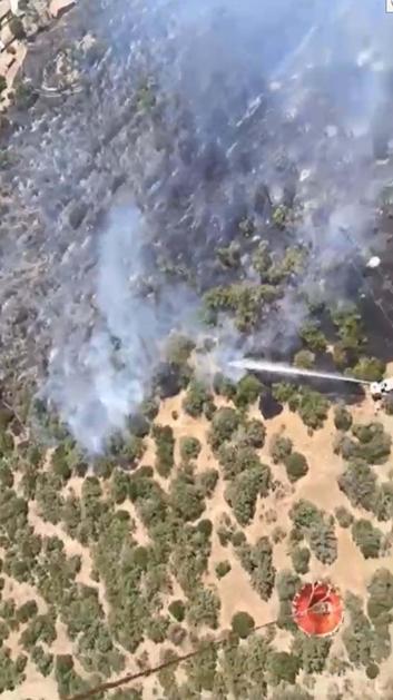 Balıkesirde orman yangını kontrol altına alındı