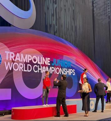 Trambolin cimnastikte bir Türk ilk kez dünya ikincisi oldu; hedefi olimpiyat