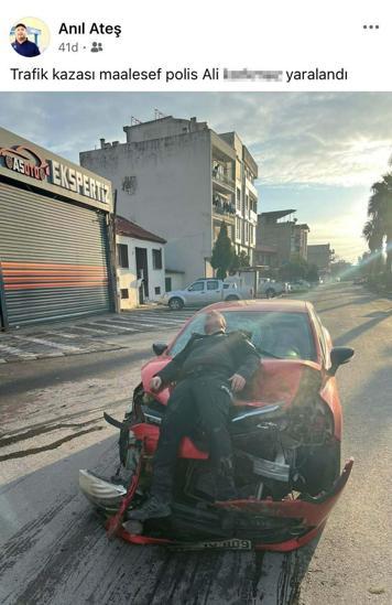 Eski eşinin kocası olan polise çarpıp görüntülerini ‘kaza’ notuyla paylaşan şüpheli tutuklandı