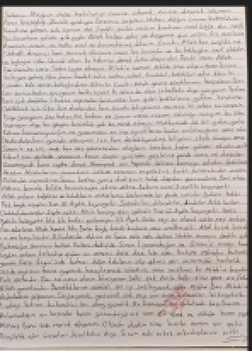 Eşinin katlettiği Sinemin ailesine cezaevindeki sanıktan defin isteği mektubu