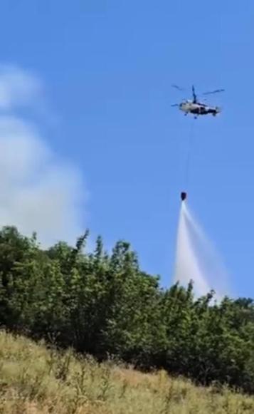 Bursada çıkan orman yangını kontrol altında