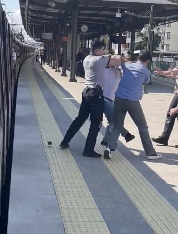 Marmaray’da yer tartışmasında yolcunun burnunu kıran şüpheli tutuklandı