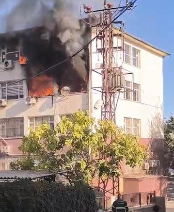 Şanlıurfadaki Hilvan Hükümet Konağı’nda yangın