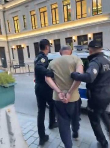 Tarihi Tophane Çeşmesine ateş yakarak zarar veren şüpheli adliyeye sevk edildi